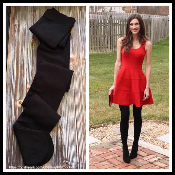 BLACK TIGHTS MICROFIBER OPAQUE A2C - Picture 5 of 7